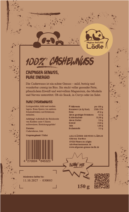 Cashewkerne (150 g) – Bild 3